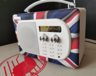 Pure Evoke Mio Retro Radio - Re-covered and New Display Fitted