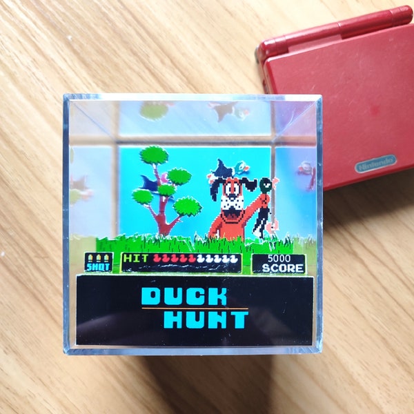 Scena Diorama Duck Hunt - Caccia alle anatre su Super Nintendo - Cube Jeux Videos