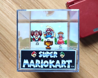 Diorama Scène Super Mario Kart - Nintendo NES - Cube jeux videos
