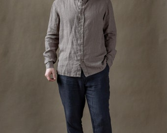 Warm Linen Overshirt Ethan for Men