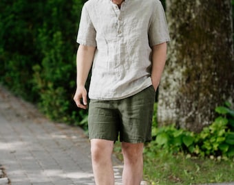 Linen Beach Shorts Alan for Men