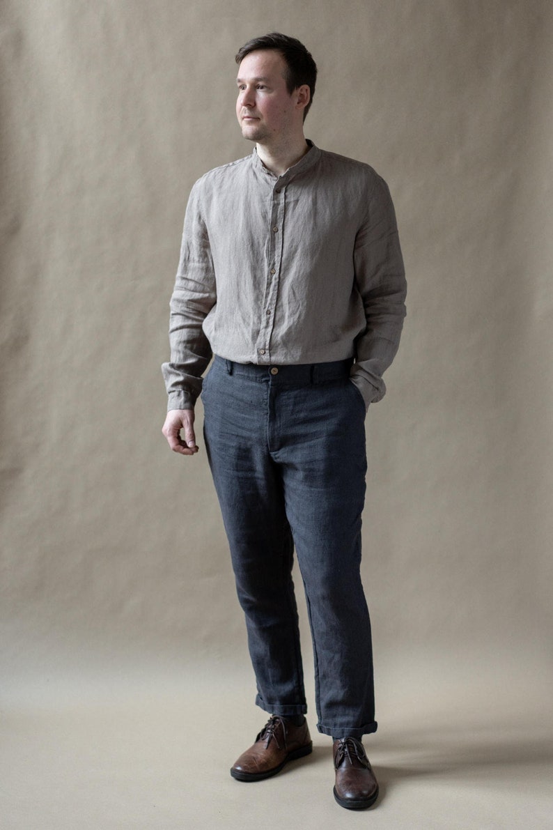 Warm Linen Pants Eloy for Men image 5