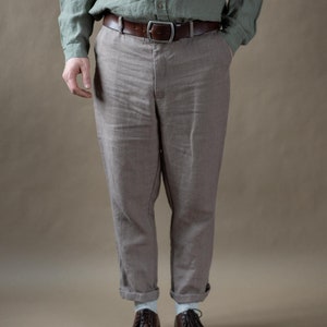 Warm Linen Pants Eloy for Men image 2
