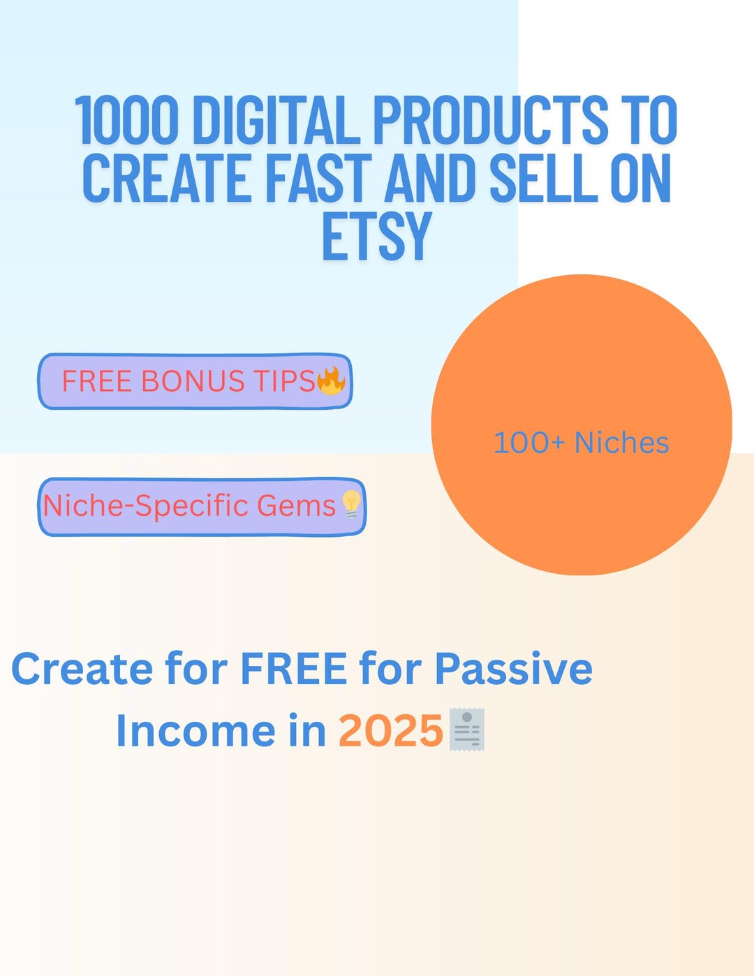 1000 Digital Product Ideas for Etsy Sellers | PDF + Notion | Instant ...