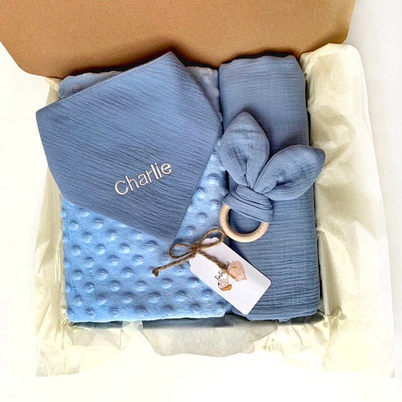 Personalized Baby Gift Box, Name Baby Gift Set, Baby Shower Gift Set