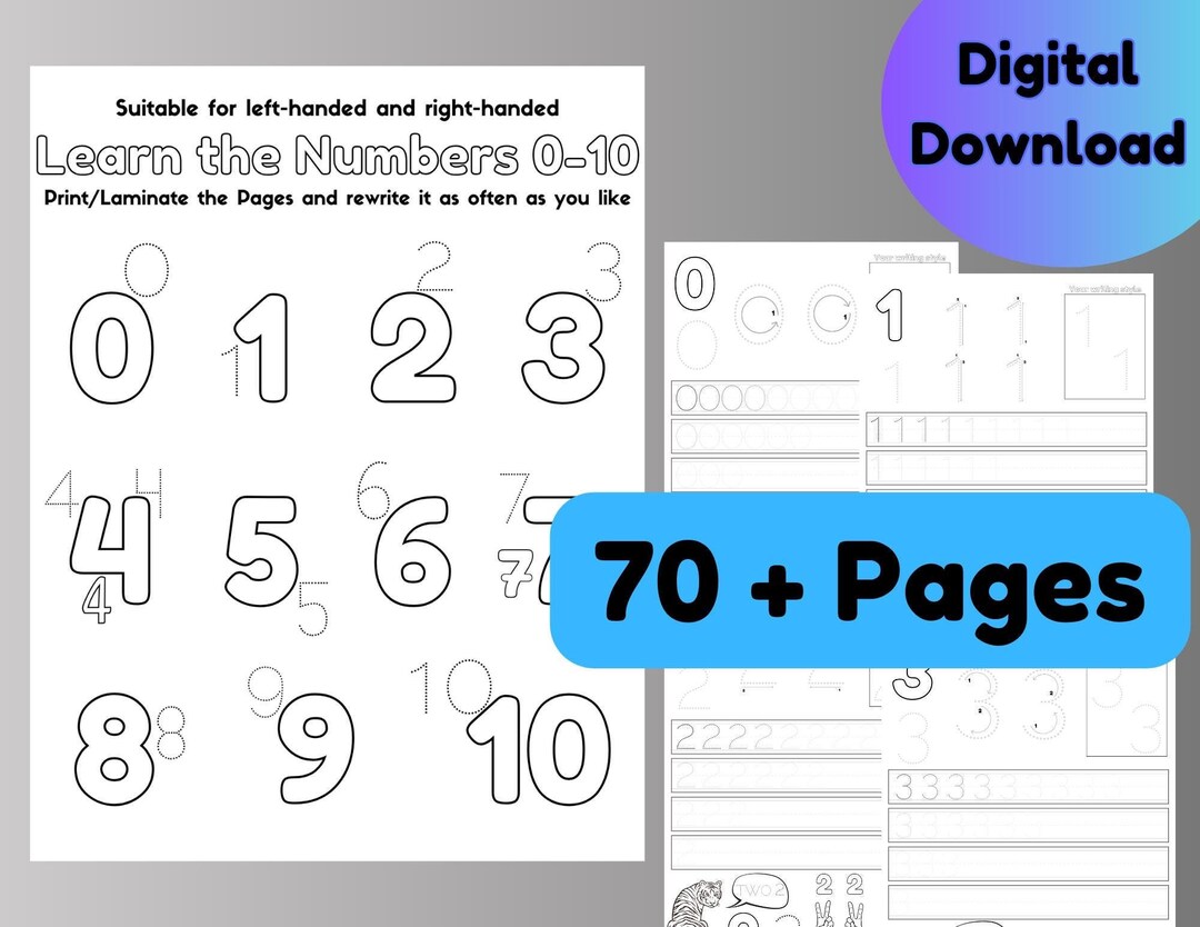 NUMBER TRACING WORKSHEETS Number Activities Learning Numbers Home