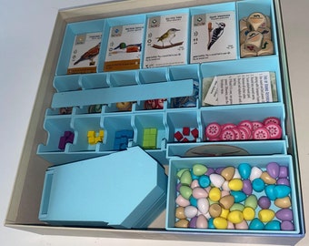 Wingspan Organizer | Insert | Including Expansions Europa And Oceania | Dice Tower