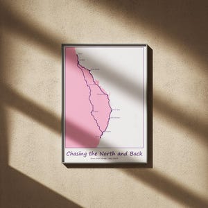 roadtripkaart, kaart personaliseren, uniek kerstcadeau, afdrukken wandelroutes, wegenkaart, geheugenkaart, aangepaste reiskaart, locatiekaart