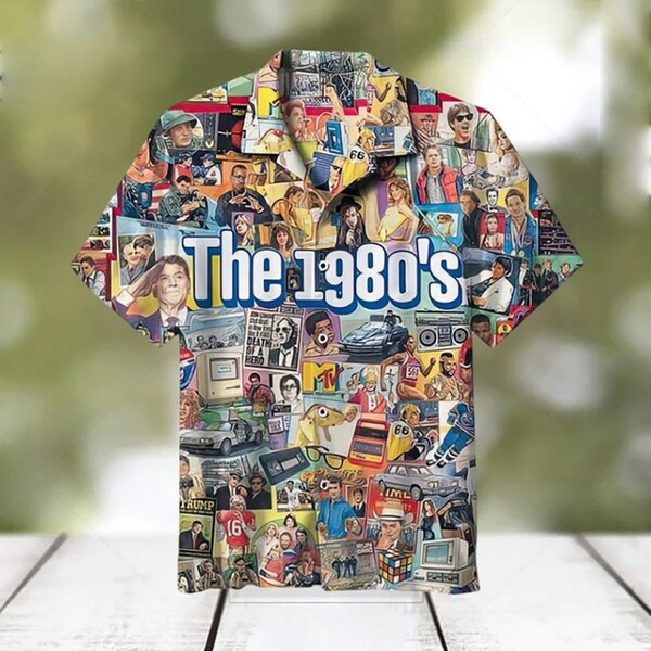 Welcome to the 1980s Hawaiian Shirt, Summer Hawaiian Shirt, 3D All Over Printed Gift Hawaiian Shirt