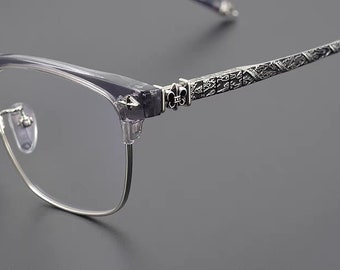 Ultra-light pure titanium frame anti-blue light anti-myopia, Glasses frames men and women, Fashion glasses 00301