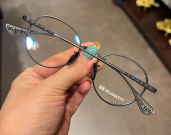 Ultra-light titanium alloy frame anti-blue light anti-myopia, Glasses frames men and women, Fashion glasses 148