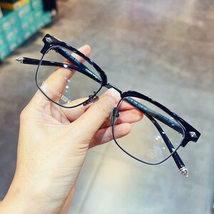 Ultralicht puur titanium frame anti-blauw licht anti-bijziendheid, brilmonturen mannen en vrouwen, modebril 241 afbeelding 8