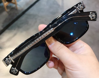Pure titanium frame sunglasses, Men's and women's sunglasses, Fashion sunglasses, Sunglass for men and women, 004
