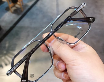 Ultra-light pure titanium frame anti-blue light anti-myopia, Glasses frames men and women, Fashion glasses 0016