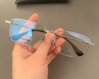 Ultra-light pure titanium frame anti-blue light anti-myopia, Glasses frames men and women, Fashion glasses 156