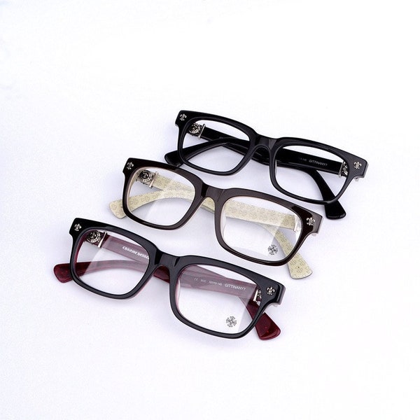 Premium Acetate Glasses Frames, anti-blue light anti-myopia, Glasses frames men and women, Fashion glasses 190