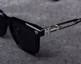 Pure titanium frame sunglasses, Men's and women's sunglasses, Fashion sunglasses, Sunglass for men and women, 0037