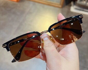 Pure titanium frame sunglasses, Men's and women's sunglasses, Fashion sunglasses, Sunglass for men and women, 155