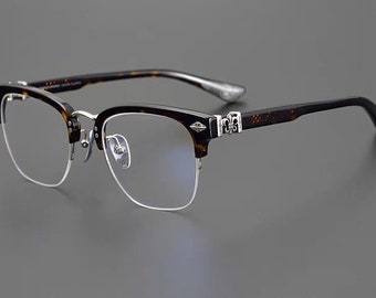 Ultra-light pure titanium frame anti-blue light anti-myopia, Glasses frames men and women, Fashion glasses 00303