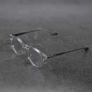 Ultra-light pure titanium frame anti-blue light anti-myopia, Glasses frames men and women, Fashion glasses 0084 Bild 3