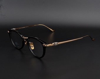Ultra-light pure titanium frame anti-blue light anti-myopia, Glasses frames men and women, Fashion glasses 0080
