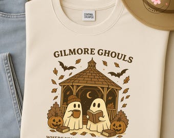 Gilmore Ghouls Shirt: Gruseliger Geist Halloween Komfort Farben T-Shirt