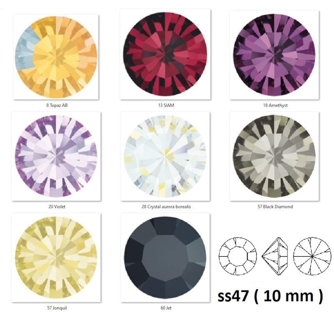 1 Pcs. 10 Mm Swarovski Crystal Swarovski and Preciosa