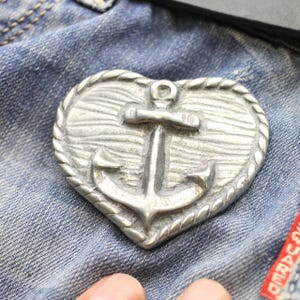 Faith Love Hope Anchor Belt Buckle, Heart Belt Buckle, Jeans Belt Buckle, Leather Strap Buckle, Women Belt Buckle, Belt Buckle GS197ds