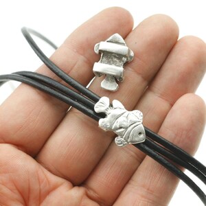 5 Bracelet Beads, Jewelry Accessories, Necklaces Charms, Fish Beads, Pendants Bracelet Findings, ZM749 AS