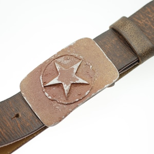 Celestial Belt Buckle, Large Belt Buckle, Star Belt Buckle, Rustikal Copper Belt Buckle, Western Belt Buckle, Unisex Belt Buckle, GS266vc