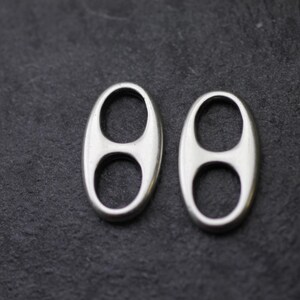 10 Soda Pop Tab Charm, Silver Pop Pull Charm, Sterling Silver Plated, For Bracelet Necklace Earrings Jewelry Making Craft Supplies, ZM1133as