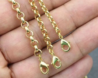 ゴールドロロリンクチェーン 16インチ、18インチ / ペンダントゴールド