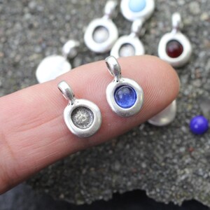 10 Silver Charm, Earring Charms, Silver Plated, Antique Silver Tone Jewelry Making, Jewelry Supplies, Wholesale Beads, ZM564