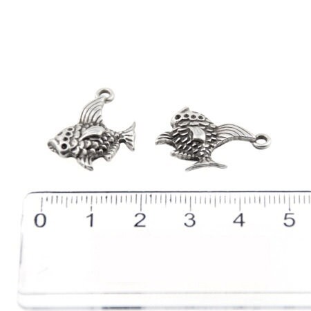 Ciondolo a forma di pesce in argento - Italia