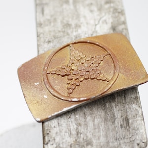 Celestial Belt Buckle, Large Belt Buckle, Star Belt Buckle, Rustikal Copper Belt Buckle, Western Belt Buckle, Unisex Belt Buckle, GS266vc