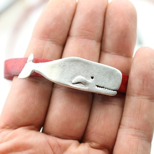 5 Whale Flat Leather Cord, Slider for Bracelet, Unisex bracelet findings, Silver Jewelry Making, wholesale price Jewelry Findings, ZM855as