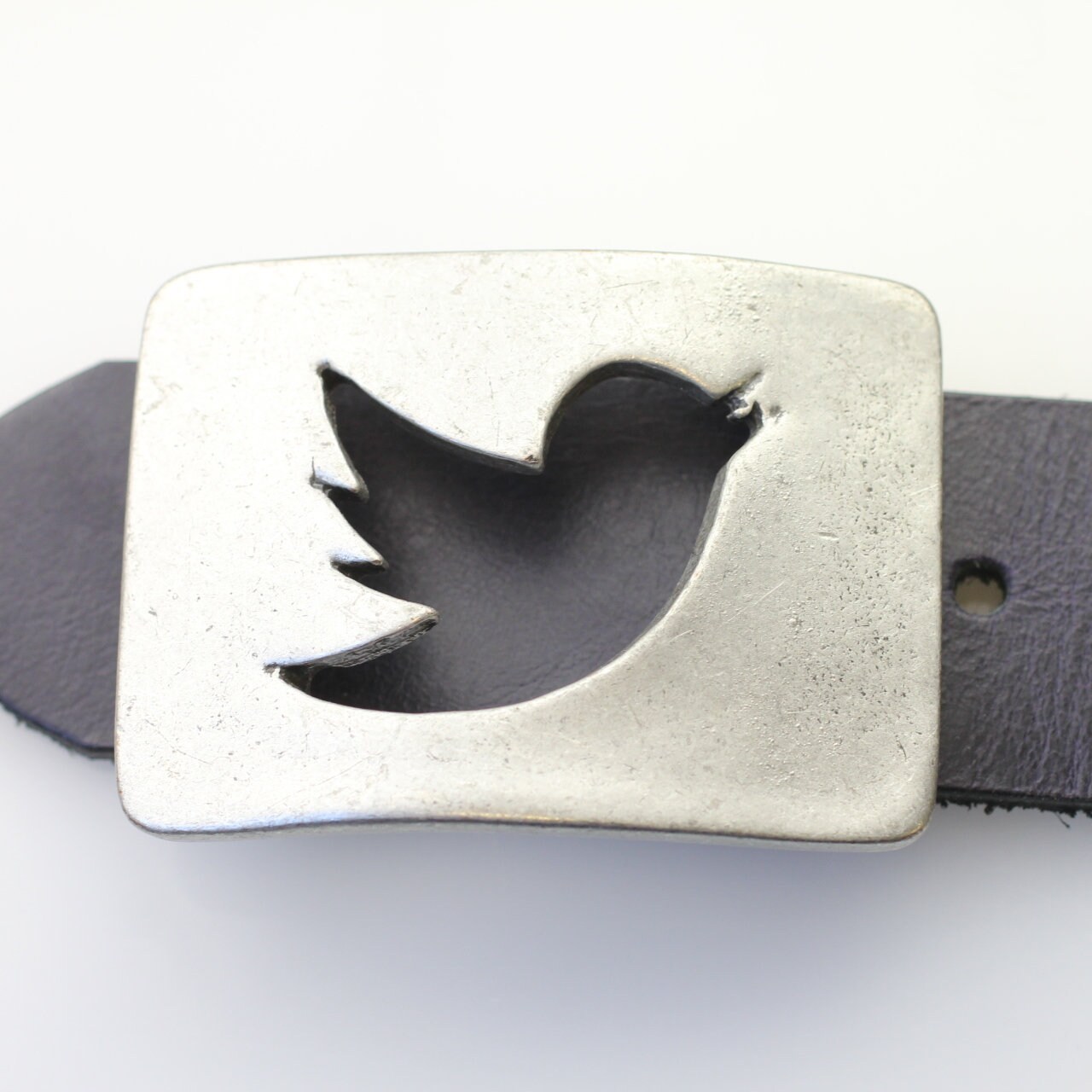 Antique Silver Bird Belt Buckle, Pewter Animal Accessory - Etsy