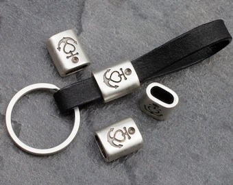 5 cuentas deslizantes de fe, amor y esperanza, cuentas deslizantes para pulseras, cuentas deslizantes para llaveros, fabricación de joyas, ZM980as