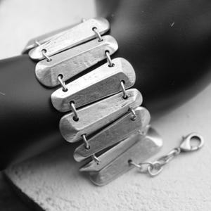Silver Big Cuff Bracelet, Geometric Bracelet, Authantic Bracelet, Hippie Bracelet, Brass Bracelet, Boho Bracelet, Bracelet for Women, B111