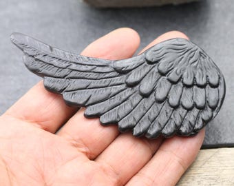 Hebilla de cinturón con alas de ángel, hebilla de cinturón con alas de metal, hebilla de cinturón con correa de cuero, hebilla de cinturón negra antigua, accesorios para cinturones de cuero, GS24mb