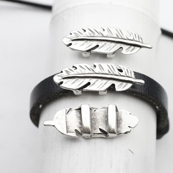 Bead Bracelet Slidable Leather Charm Bracelet Retired Pandora Tan