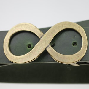 infinity Belt Buckle, Leather Belt Accessories, Silver Belt Buckle, For Leather Belt, Infinity Symbol, Gifts for Him, Gift for her, GS265ab
