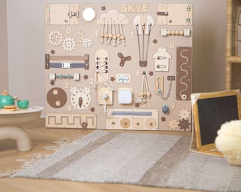 XXL Montessori Busy Board: Sensory Activity Toy