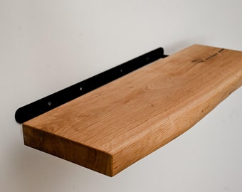 Eiken zwevende planken, rustieke planken, eiken keukenplanken, aangepaste houten planken, lange boekenplanken, eiken badkamerplanken