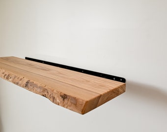 Ash drijvende plank, eiken drijvende plank, natuurlijke houten planken, boekenplank, housewarming geschenken, wanddecoratie, rustieke handgemaakte planken