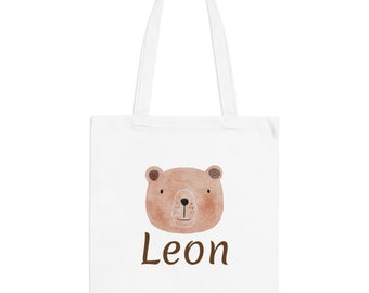 Cotton bag, fabric bag, linen bag, bag, gift, personalized, name, school, child, schoolchild, kindergarten