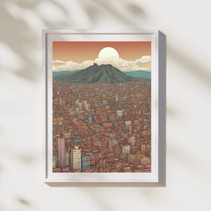 Bogota - Urban Printable Wall Art - Bring Colombia&#39;s Charm into Your Home (Instant Download)