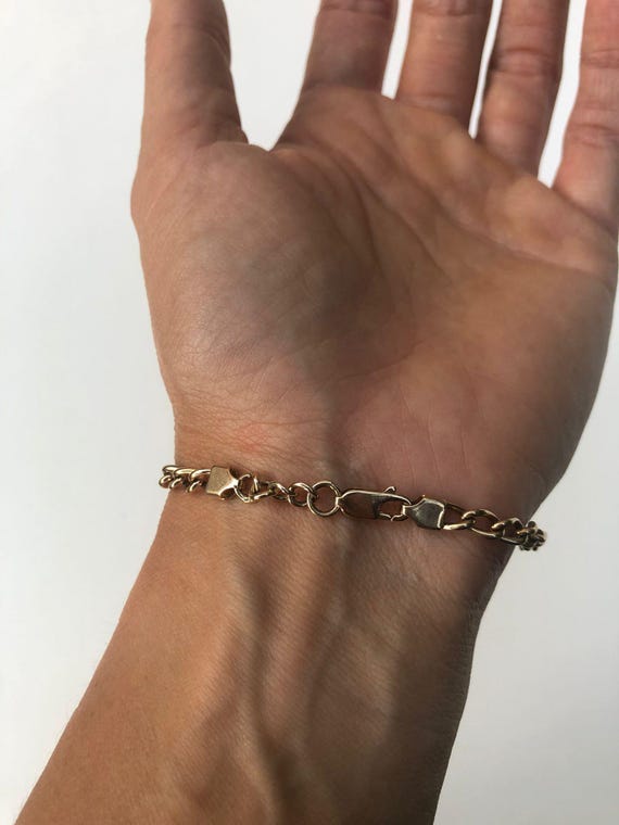 9ct Solid Gold Charm Bracelet - image 8