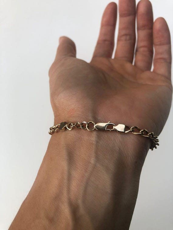 9ct Solid Gold Charm Bracelet - image 6