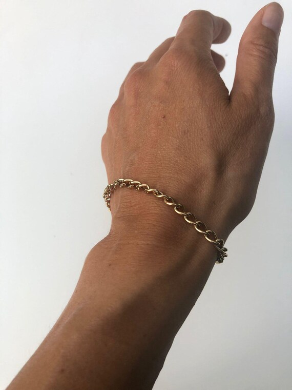 9ct Solid Gold Charm Bracelet - image 7